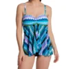 Profile By Gottex Moroccan Escape Bandeau Flyaway 1 Pc Swimsuit ME2045
