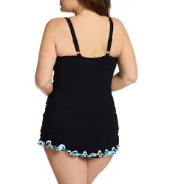 Profile By Gottex Plus Size Moroccan Escape One Piece Swim Dress ME2W88A -Pour Moi Bikinis Shop profile by gottex prof01 me2w88a bs