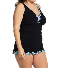 Profile By Gottex Plus Size Moroccan Escape One Piece Swim Dress ME2W88A -Pour Moi Bikinis Shop profile by gottex prof01 me2w88a fs
