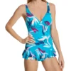 Profile By Gottex Paradise V-Neck D Cup Swim Dress P2D05 -Pour Moi Bikinis Shop profile by gottex prof01 p2d05 gs