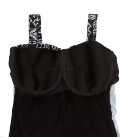 Profile By Gottex Plus Size Peruvian Nights Tankini Swim Top PN1W18 -Pour Moi Bikinis Shop profile by gottex prof01 pn1w18 cs6