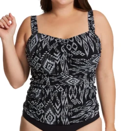 Profile By Gottex Plus Size Peruvian Nights Tankini Swim Top PN1W18 -Pour Moi Bikinis Shop profile by gottex prof01 pn1w18 fs