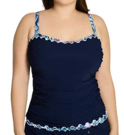 Profile By Gottex Plus Size Snake Charm Tankini Swim Top S1W18A -Pour Moi Bikinis Shop profile by gottex prof01 s1w18a fs