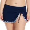 Profile By Gottex Plus Size Snake Charm Skirted Swim Bottom S1W92A