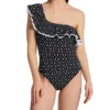 Profile By Gottex Supreme One Shoulder Ruffle One Piece Swimsuit S2061