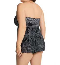 Profile By Gottex Plus Size Soiree Bandeau Swim Dress S2W45 -Pour Moi Bikinis Shop profile by gottex prof01 s2w45 bs