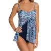 Profile By Gottex Snake Charm Bandeau One Piece Swim Dress SC2045