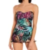 Profile By Gottex Tropico Bandeau One Piece Swim Dress T2047