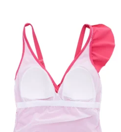 Profile By Gottex Tutti Frutti V Neck Ruffle Shoulder 1 Pc Swimsuit TF2132 -Pour Moi Bikinis Shop profile by gottex prof01 tf2132 cs6