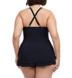 Profile By Gottex Plus Size Wild Parade Halter One Piece Swim Dress WP2W01 -Pour Moi Bikinis Shop profile by gottex prof01 wp2w01 bs