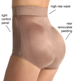 Rago High Waist Padded Shaping Panty 915 -Pour Moi Bikinis Shop rago rago01 915 bs