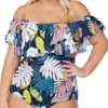Raisins Curve Plus Whitehaven Bloom Tortuga One Piece Swimsuit E840981 -Pour Moi Bikinis Shop raisins curve raic01 e840981 gs