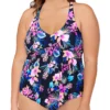 Raisins Curve Plus Size Freshwater Trinidad Tankini Swim Top G840221 -Pour Moi Bikinis Shop raisins curve raic01 g840221 gs