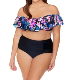 Raisins Curve Plus Size Freshwater Tortuga Bra Swim Top G840227 -Pour Moi Bikinis Shop raisins curve raic01 g840227 cs1