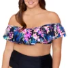 Raisins Curve Plus Size Freshwater Tortuga Bra Swim Top G840227