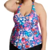 Raisins Curve Plus Size Salt + Soul Trinidad Tankini Swim Top G841021 -Pour Moi Bikinis Shop raisins curve raic01 g841021 gs