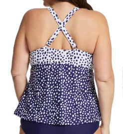 Raisins Curve Plus Size Sunshine Coast Zanzibar Tankini Swim Top J841145 -Pour Moi Bikinis Shop raisins curve raic01 j841145 cs1