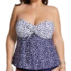 Raisins Curve Plus Size Sunshine Coast Zanzibar Tankini Swim Top J841145 -Pour Moi Bikinis Shop raisins curve raic01 j841145 gs