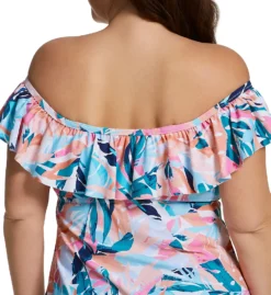 Raisins Curve Plus Size Miami Nights Tortuga Tankini Swim Top J841223 -Pour Moi Bikinis Shop raisins curve raic01 j841223 cs2