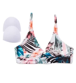 Raisins Haute Bloom Twist Front Bra Swim Top E710377 -Pour Moi Bikinis Shop raisins rais01 e710377 cs5