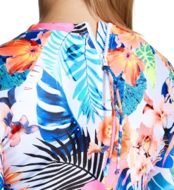 Raisins Haleiwa Back Zip Rashguard Swim Top G711093 -Pour Moi Bikinis Shop raisins rais01 g711093 cs1