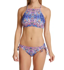 Raisins Windansea Beach Shorebreak High Neck Swim Top G711132 -Pour Moi Bikinis Shop raisins rais01 g711132 cs1