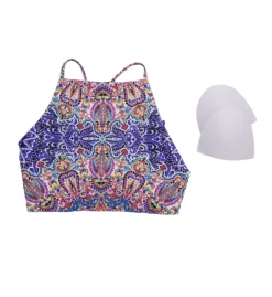 Raisins Windansea Beach Shorebreak High Neck Swim Top G711132 -Pour Moi Bikinis Shop raisins rais01 g711132 cs6