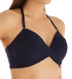Robin Piccone Lily D Cup Twist Front Underwire Bikini Swim Top 190703D