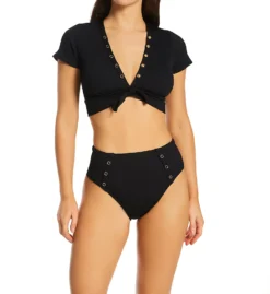 Robin Piccone Amy Raglan Tie Front Swim Top 220809 -Pour Moi Bikinis Shop robin piccone rp01 220809 cs1