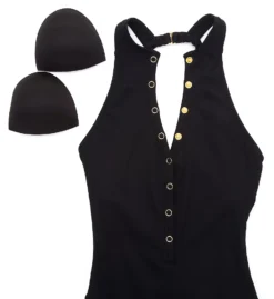 Robin Piccone Amy One Piece High Neck One Piece Swimsuit 220814 -Pour Moi Bikinis Shop robin piccone rp01 220814 cs6