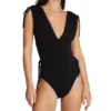 Robin Piccone Aubrey V-Plunge One Piece Swimsuit 231720