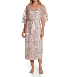 Rya Collection Stunning Embroidered Long Robe 307