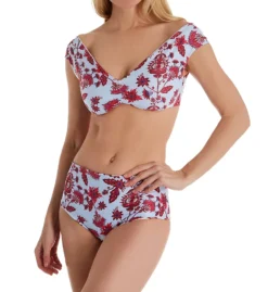 Saha Epoque Reversible High Waist Fold Swim Bottom 19B28 -Pour Moi Bikinis Shop saha sah01 19b28 cs2