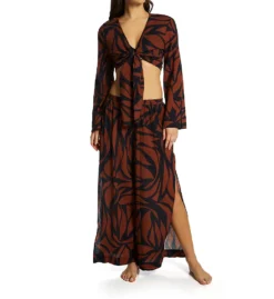 Sanctuary Abstract Animal Knot Front Top Cover Up A23804 -Pour Moi Bikinis Shop sanctuary san01 a23804 cs2