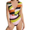 Sanctuary Float On Cap Sleeve Plunge Mio One Piece Swimsuit FO22223 -Pour Moi Bikinis Shop sanctuary san01 fo22223 gs
