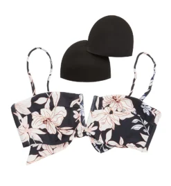 Sanctuary Night Jungle V-Wire Bandeau Swim Top NJ22120 -Pour Moi Bikinis Shop sanctuary san01 nj22120 cs6