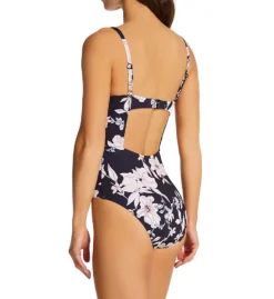 Sanctuary Night Jungle Splice Banded Mio One Piece Swimsuit NJ22604 -Pour Moi Bikinis Shop sanctuary san01 nj22604 bs