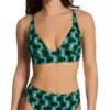 Sanctuary Geo Wave Long Line Tall Triangle Swim Top W23102
