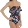Seafolly Winter Garden C/D Cup Bandeau One Piece Swimsuit 10824WG -Pour Moi Bikinis Shop seafolly seaf01 10824wg gs
