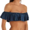 Seafolly Shine On Cold Shoulder Frill Bandeau Swim Top 31061SH -Pour Moi Bikinis Shop seafolly seaf01 31061sh gs