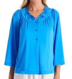 Shadowline Petals Nylon Tricot Bed Jacket 75280 -Pour Moi Bikinis Shop shadowline shdw01 75280 fs