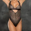 Shirley Of Hollywood Two Tone Stretch Lace Teddy 25801 -Pour Moi Bikinis Shop shirley of hollywood shir01 25801 gs