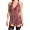 Shirley Of Hollywood Embroidered Chemise And G-string Set 25829 -Pour Moi Bikinis Shop shirley of hollywood shir01 25829 gs