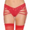 Shirley Of Hollywood Stretch Lace And Strappy Open Front Gartini 31022 -Pour Moi Bikinis Shop shirley of hollywood shir01 31022 gs