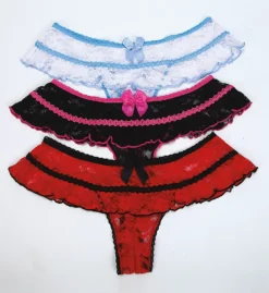 Shirley Of Hollywood Stretch Lace Open Front Crotchless Panty 52 -Pour Moi Bikinis Shop shirley of hollywood shir01 52 cs1