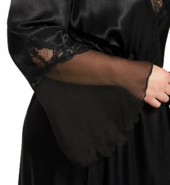 Shirley Of Hollywood Plus Size Chiffon Charmeuse Long Robe X20559 -Pour Moi Bikinis Shop shirley of hollywood shir01 x20559 cs1