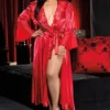 Shirley Of Hollywood Plus Size Chiffon Charmeuse Long Robe X20559 -Pour Moi Bikinis Shop shirley of hollywood shir01 x20559 gs