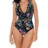 Skinny Dippers Baby Kiss Cinch Ruffle Sleeve One Piece Swimsuit 6533329 -Pour Moi Bikinis Shop skinny dippers skdp01 6533329 gs