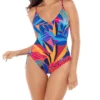 Skinny Dippers Banshee Shape Shifter V-Neck One Piece Swimsuit 6533332
