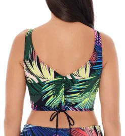 Skinny Dippers Bright Lights Shirr Thing Adjustable Crop Swim Top 6533336 -Pour Moi Bikinis Shop skinny dippers skdp01 6533336 bs